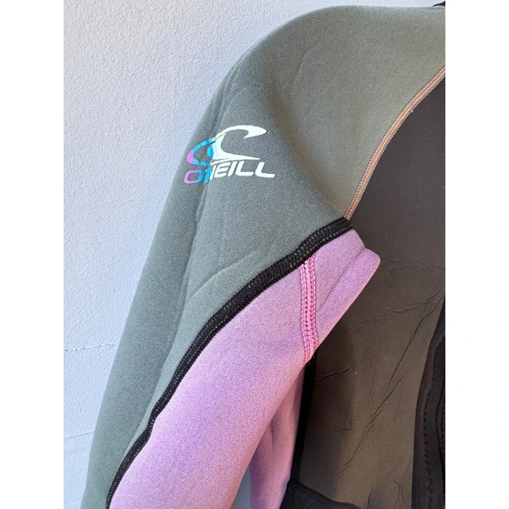 O'Neill Kids Full Wetsuit Black Purple Grey Neoprene Surf Swim Diving Suit